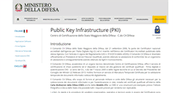 Desktop Screenshot of pkiff.difesa.it