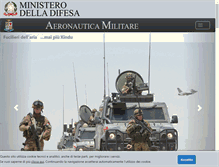 Tablet Screenshot of aeronautica.difesa.it